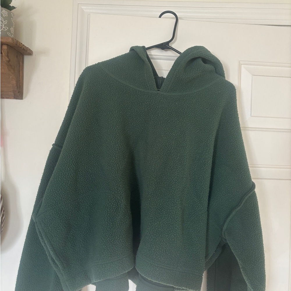 Free People Nebraska Fleece Hoodie- Size Large
